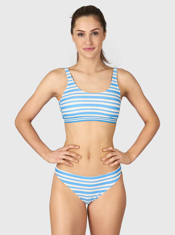 Brunotti Bikini "Isabella" in Blau/ Weiß