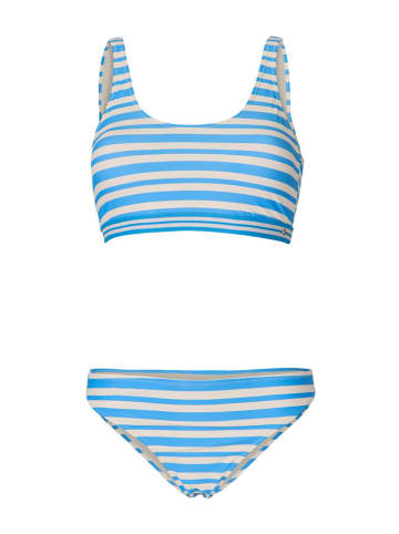 Brunotti Bikini "Isabella" in Blau/ Weiß