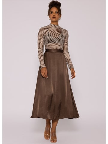 SASSYCLASSY Longsleeve in Braun/ Beige