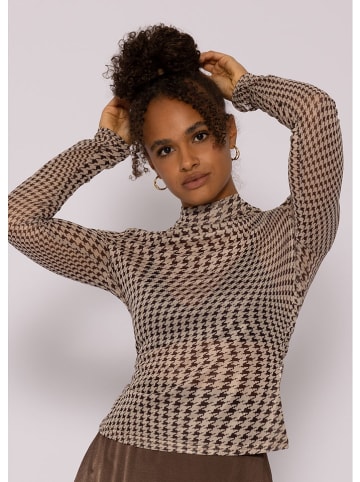 SASSYCLASSY Longsleeve in Braun/ Beige