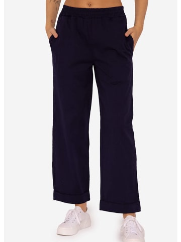 SASSYCLASSY Marlenehose in Dunkelblau