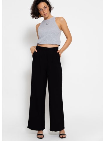 SASSYCLASSY Marlenehose in Schwarz