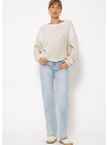SASSYCLASSY Pullover in Weiß