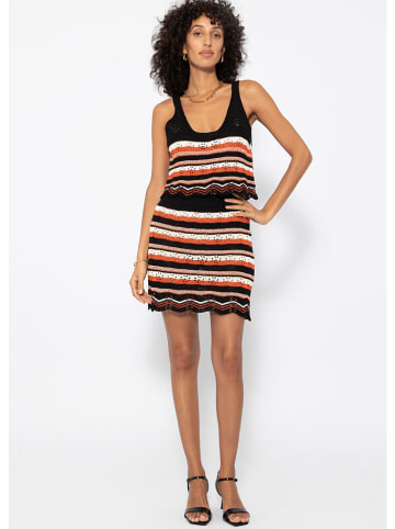 SASSYCLASSY Stricktop in Schwarz/ Braun