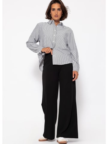 SASSYCLASSY Marlenehose in Schwarz