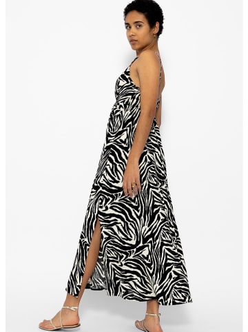 SASSYCLASSY Kleid in Schwarz/ Weiß