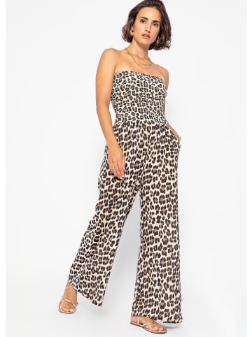 SASSYCLASSY Jumpsuit in Creme/ Braun