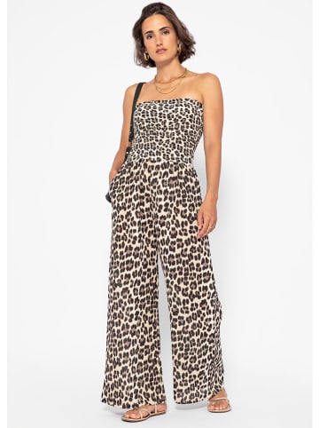 SASSYCLASSY Jumpsuit in Creme/ Braun