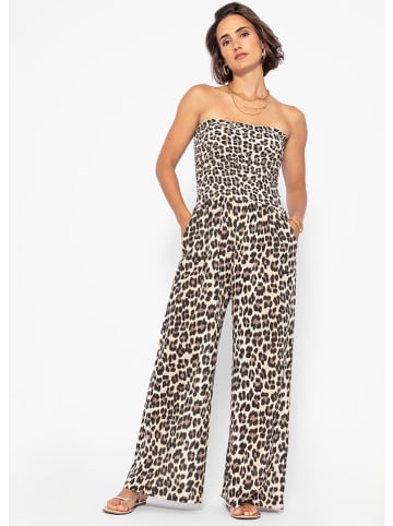SASSYCLASSY Jumpsuit in Creme/ Braun