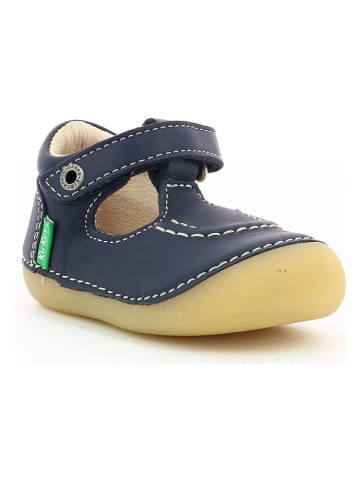 Kickers Leder-Lauflernschuhe "Salome" in Dunkelblau