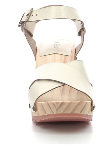 Kickers Leder-Sandaletten "Kick Wise" in Creme