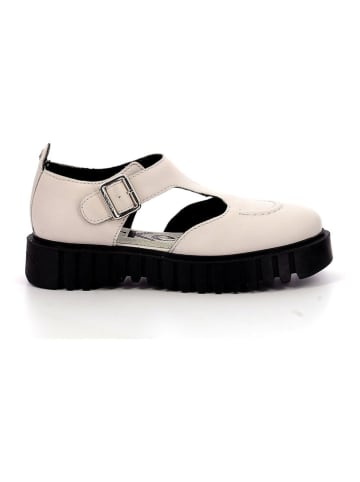 Kickers Leder-Halbsandalen "Kick Fantastic"  in Creme