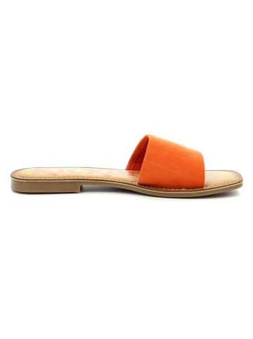 Kickers Leder-Pantoletten "Kick Gipsi" in Orange