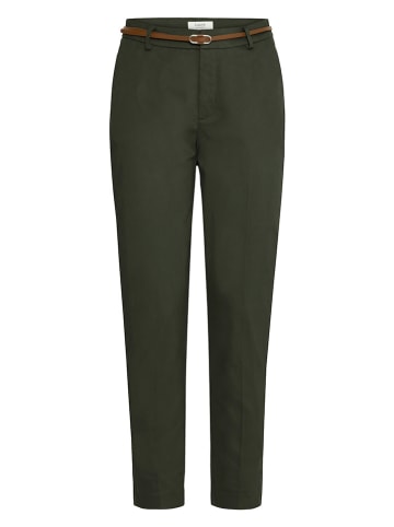 b.young Spodnie chino w kolorze zielonym