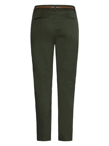 b.young Spodnie chino w kolorze zielonym