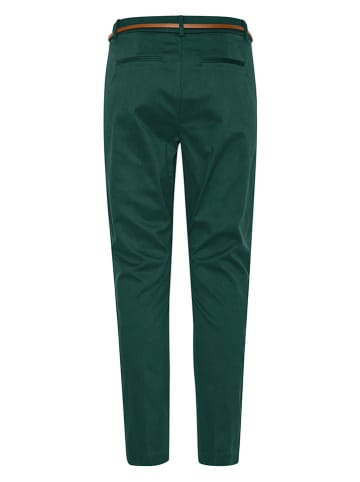 b.young Spodnie chino w kolorze zielonym