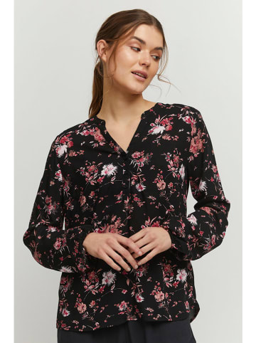 b.young Bluse in Schwarz/ Pink