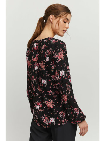 b.young Bluse in Schwarz/ Pink