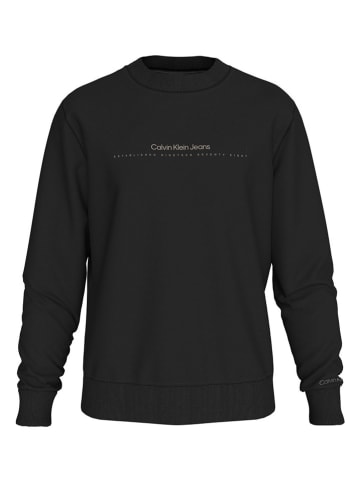 CALVIN KLEIN JEANS Bluza w kolorze czarnym