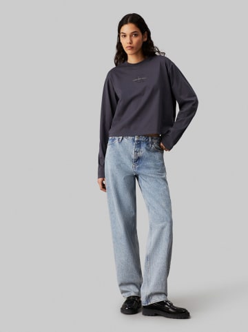 CALVIN KLEIN JEANS Longsleeve in Anthrazit