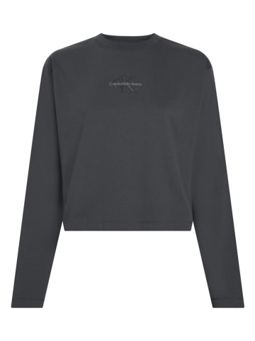 CALVIN KLEIN JEANS Longsleeve in Anthrazit