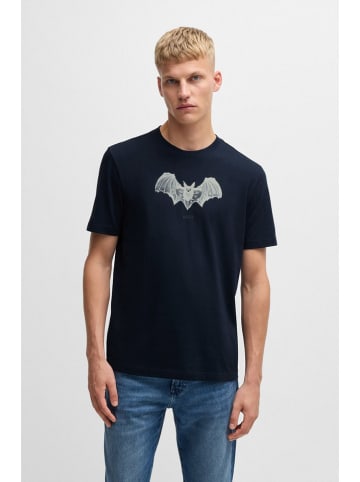 BOSS Orange Shirt donkerblauw