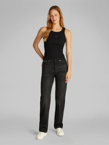 CALVIN KLEIN JEANS Top w kolorze czarnym