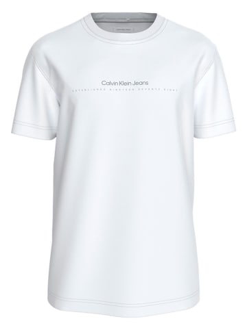 CALVIN KLEIN JEANS Koszulka w kolorze białym