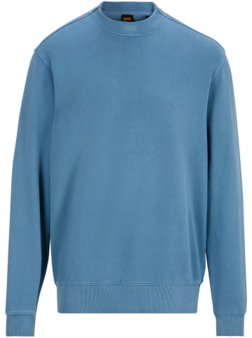 BOSS Orange Sweatshirt in Hellblau