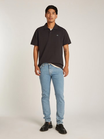 CALVIN KLEIN JEANS Poloshirt in Schwarz