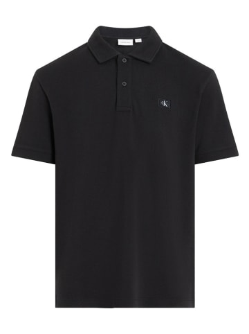 CALVIN KLEIN JEANS Poloshirt in Schwarz