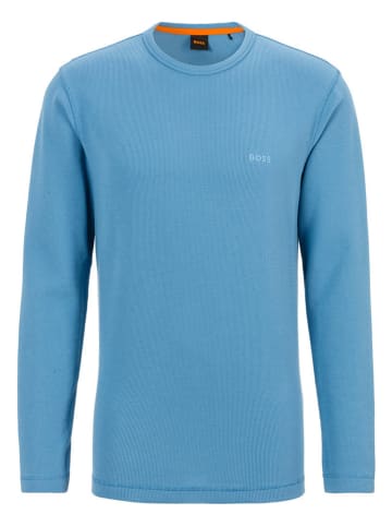 BOSS Orange Longsleeve lichtblauw