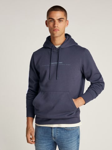 CALVIN KLEIN JEANS Hoodie in Dunkelblau