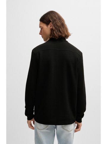 BOSS Orange Poloshirt in Schwarz