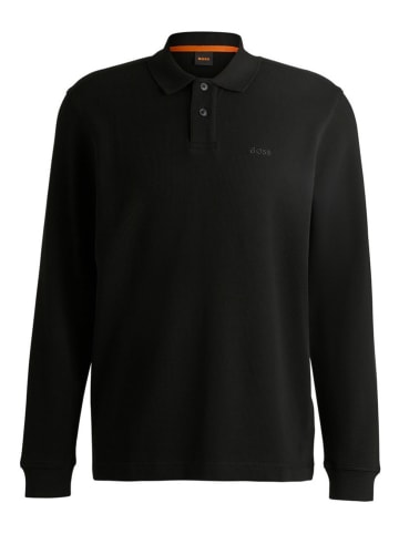BOSS Orange Poloshirt in Schwarz