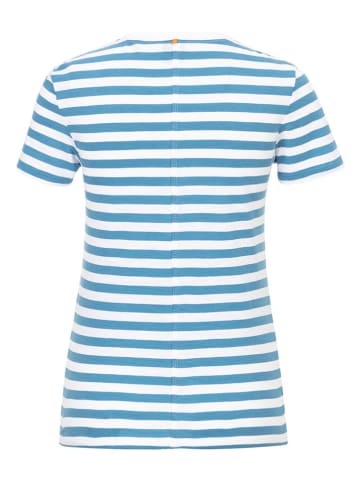 BOSS Orange Shirt in Weiß/ Blau
