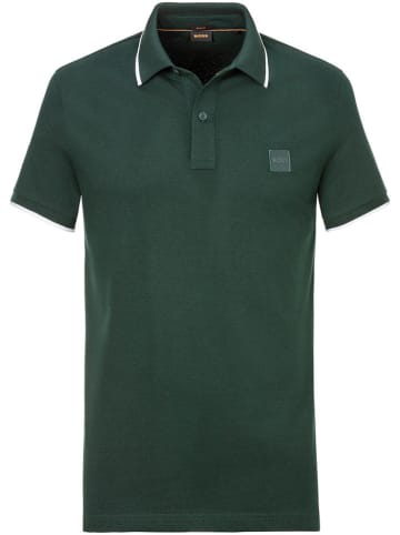 BOSS Orange Poloshirt in Dunkelgrün