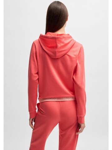 HUGO Sweatvest koraalrood