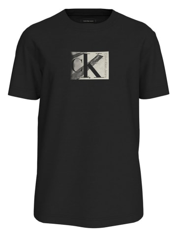 CALVIN KLEIN JEANS Koszulka w kolorze czarnym