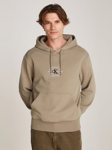 CALVIN KLEIN JEANS Bluza w kolorze jasnobrązowym
