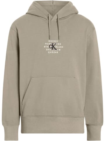 CALVIN KLEIN JEANS Hoodie lichtbruin