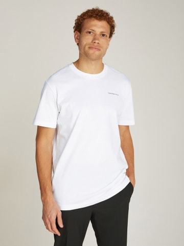 CALVIN KLEIN JEANS Koszulka w kolorze białym