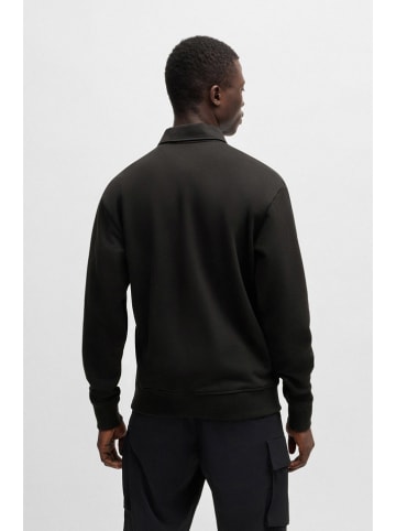 BOSS Orange Poloshirt in Schwarz
