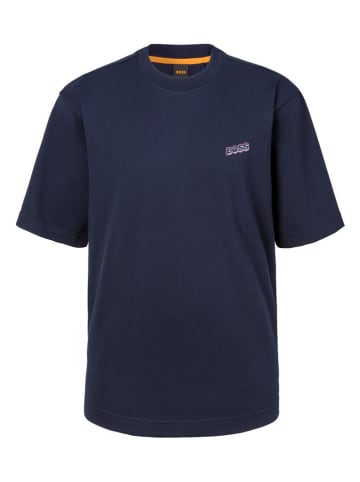 BOSS Orange Shirt donkerblauw