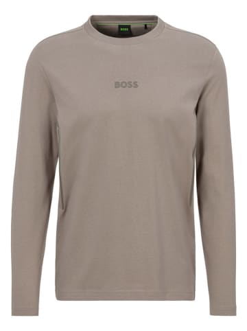 BOSS GREEN Longsleeve in Hellbraun