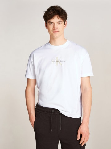 CALVIN KLEIN JEANS Koszulka w kolorze białym