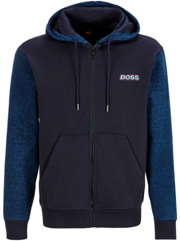BOSS Orange Bluza w kolorze granatowym