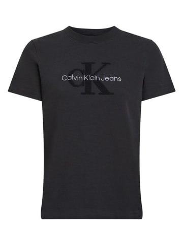 CALVIN KLEIN JEANS Koszulka w kolorze czarnym