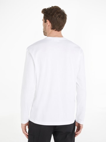 Calvin Klein Longsleeve in Weiß