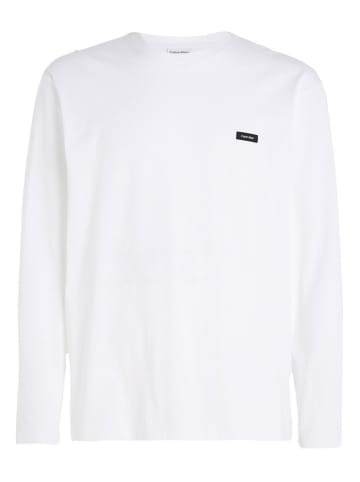 Calvin Klein Longsleeve in Weiß